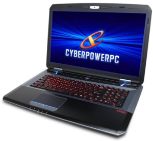 best gaming laptops - CyberpowerPC FANGBOOK EVO HFX7-200