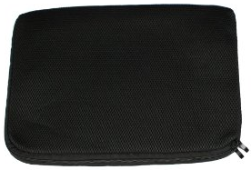 15.6 laptop sleeve - Gino Black Mesh Notebook