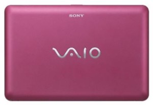 Pink Laptops - Sony VAIO VPC-W121AXP