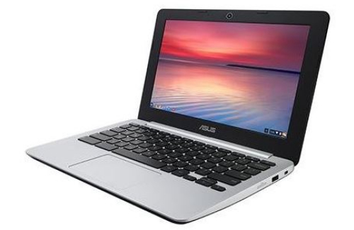 asus chromebook c200 side