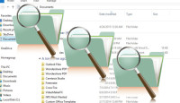 Quickly locate files created at a certain time or of a certain size