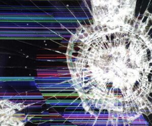 broken laptop screen