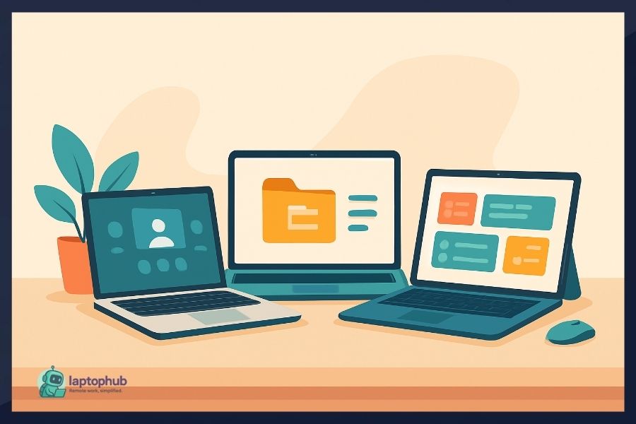 best laptop for remote woek illustration