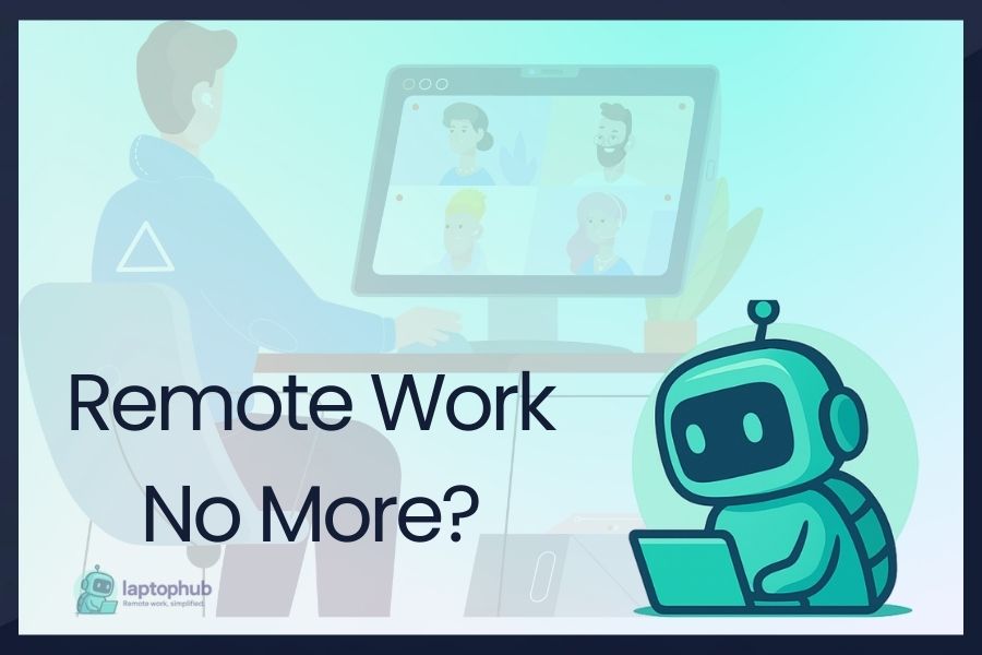 Google Enforces Hybrid Work Policy illustration