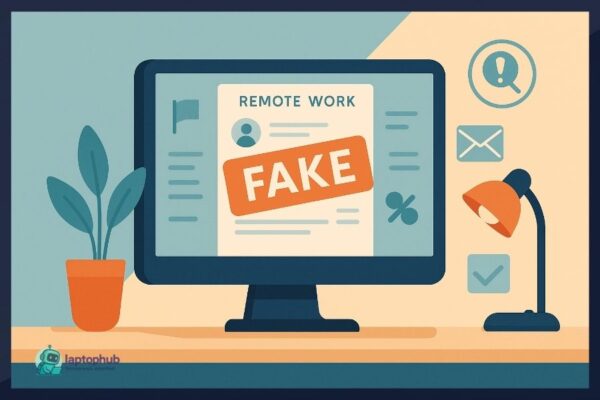 How to spot fake job posting illustration