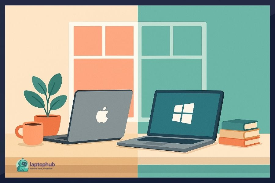 Mac vs Windows illustration