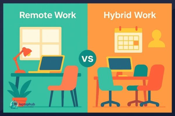 remote vs hybrid work