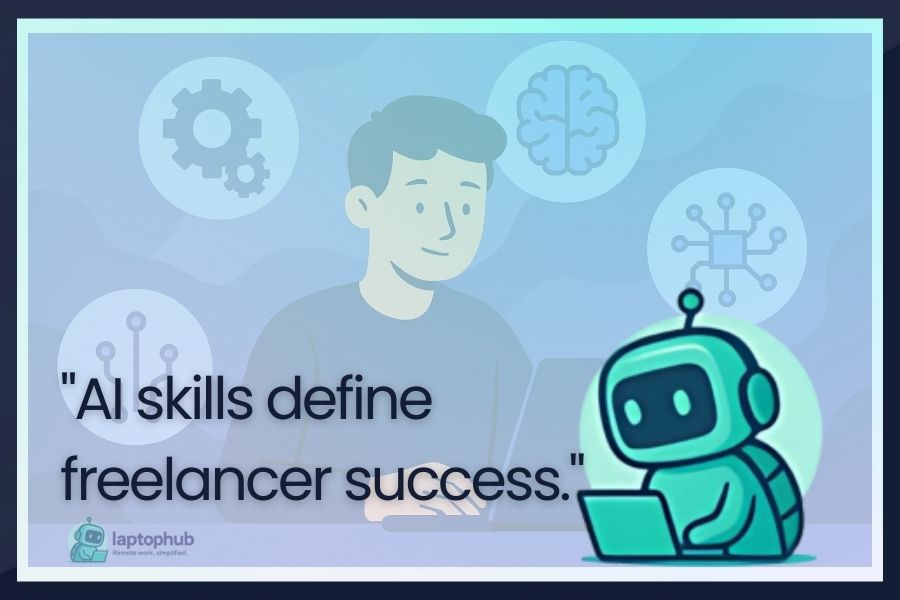 AI skills define freelancer success illustration