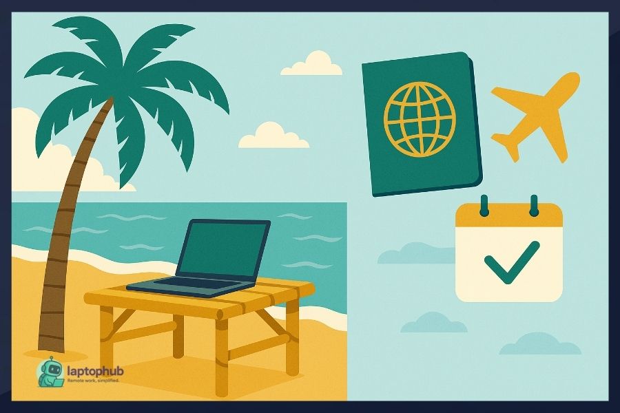 Philippines digital nomad visa illustration