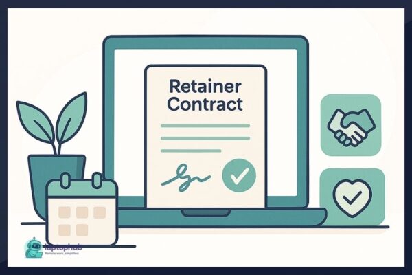 Retainer contract illustration