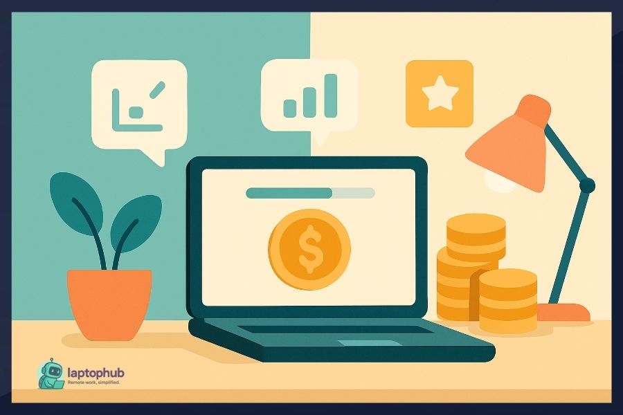 How to monetize skills while working from home illustration