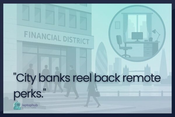 City banks reel back remote perks illustration
