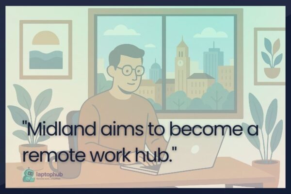 Midland, Michigan, is proactively adapting to the rise of remote work by investing in broadband infrastructure, quality-of-life amenities, and community engagement efforts. The city's initiatives aim to attract remote workers and young families seeking a balanced lifestyle.