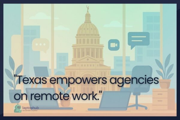 Texas empowers agencies on remote work illustration