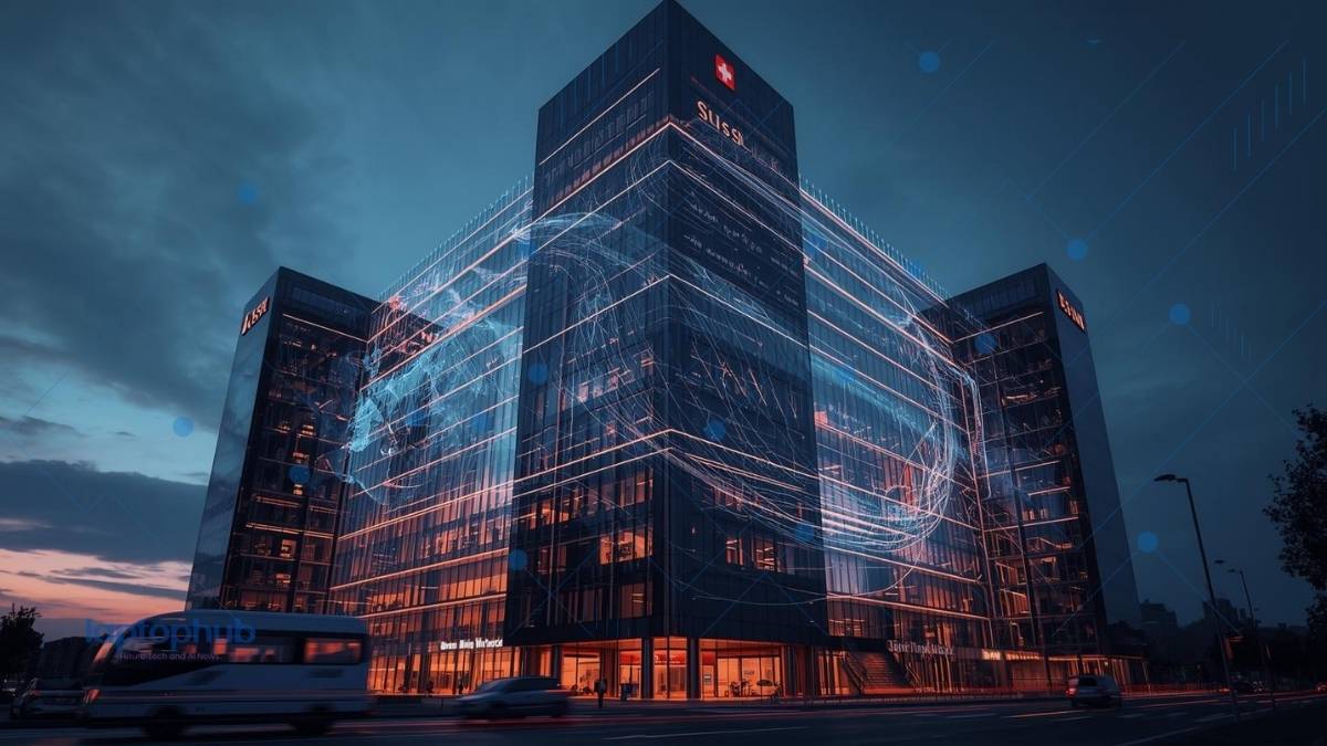 futuristic building