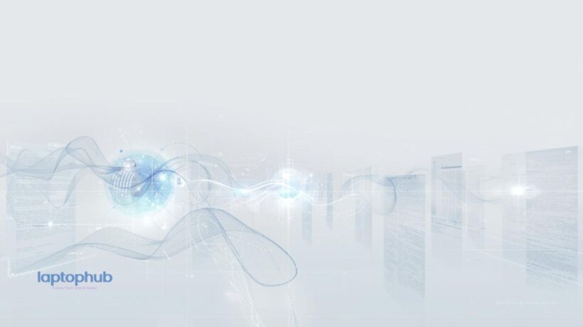 illustration of a glowing neural network expanding across a vast digital workspace, symbolizing an advanced artificial intelligence processing massive amounts of information.