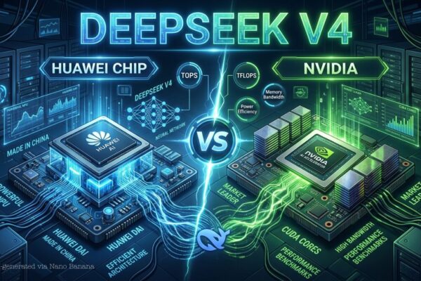 Deepseek vs Nvidia illustration