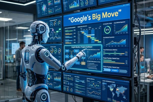 Google AI agent illustration