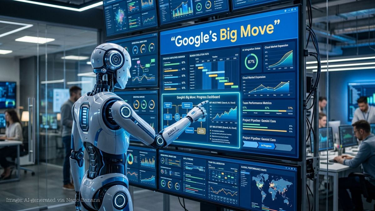 Google AI agent illustration