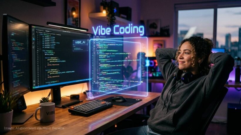 google Kaggle vibe coding illustration