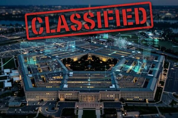 Google Pentagon AI deal illustration