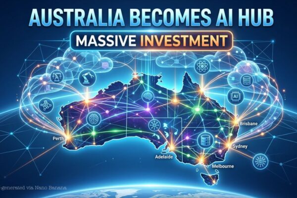 Australia becomes AI hub illustration