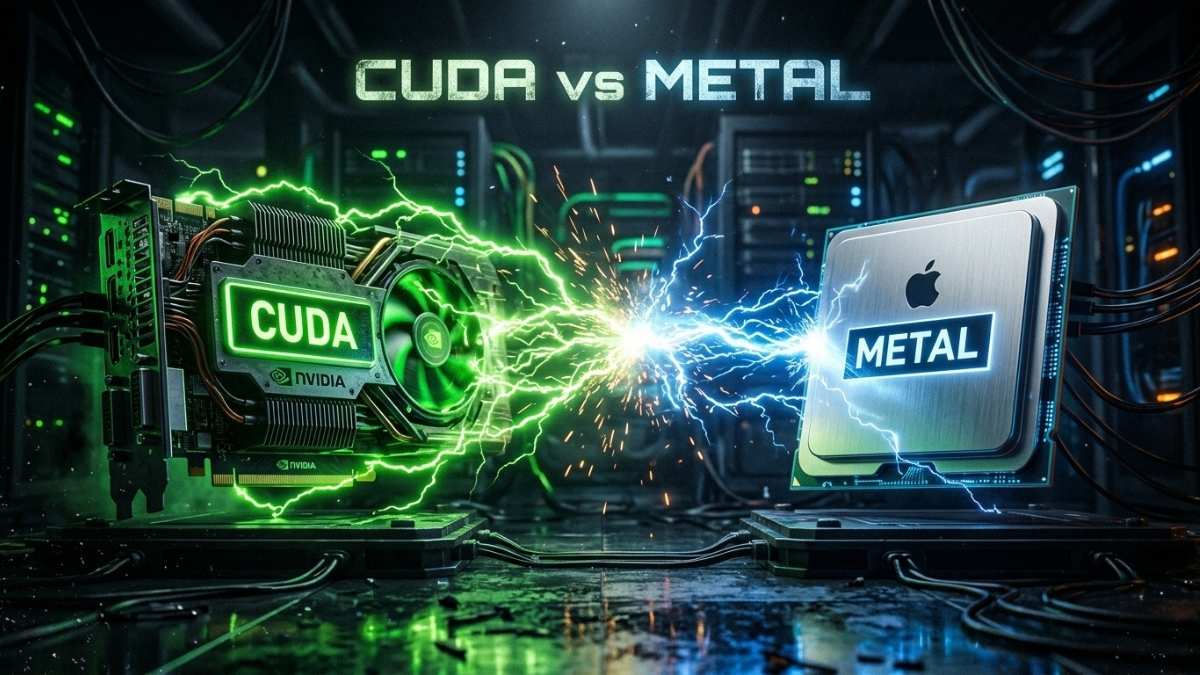 Cuda vs Metal illustration