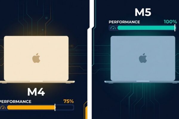 MacBook Air M5 vs M4 illustration