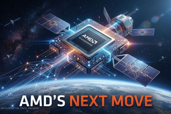 AMD space satellite illustration