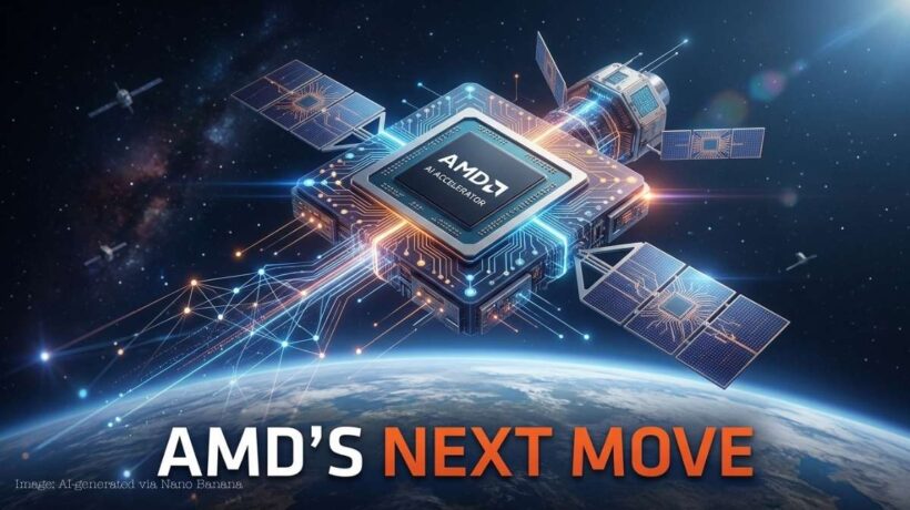 AMD space satellite illustration
