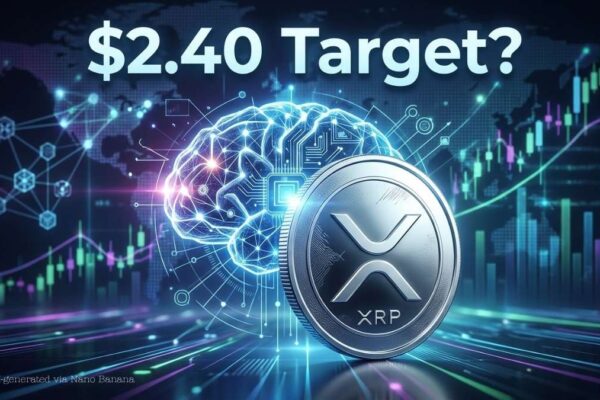 Claude AI XRP prediction illustration