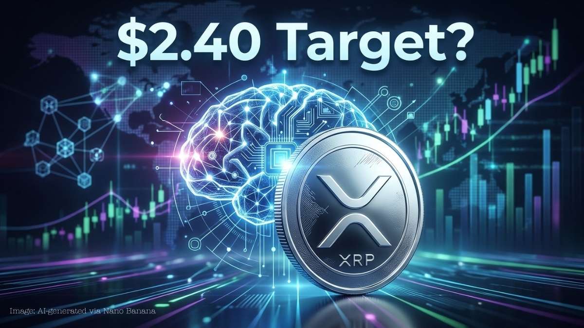 Claude AI XRP prediction illustration