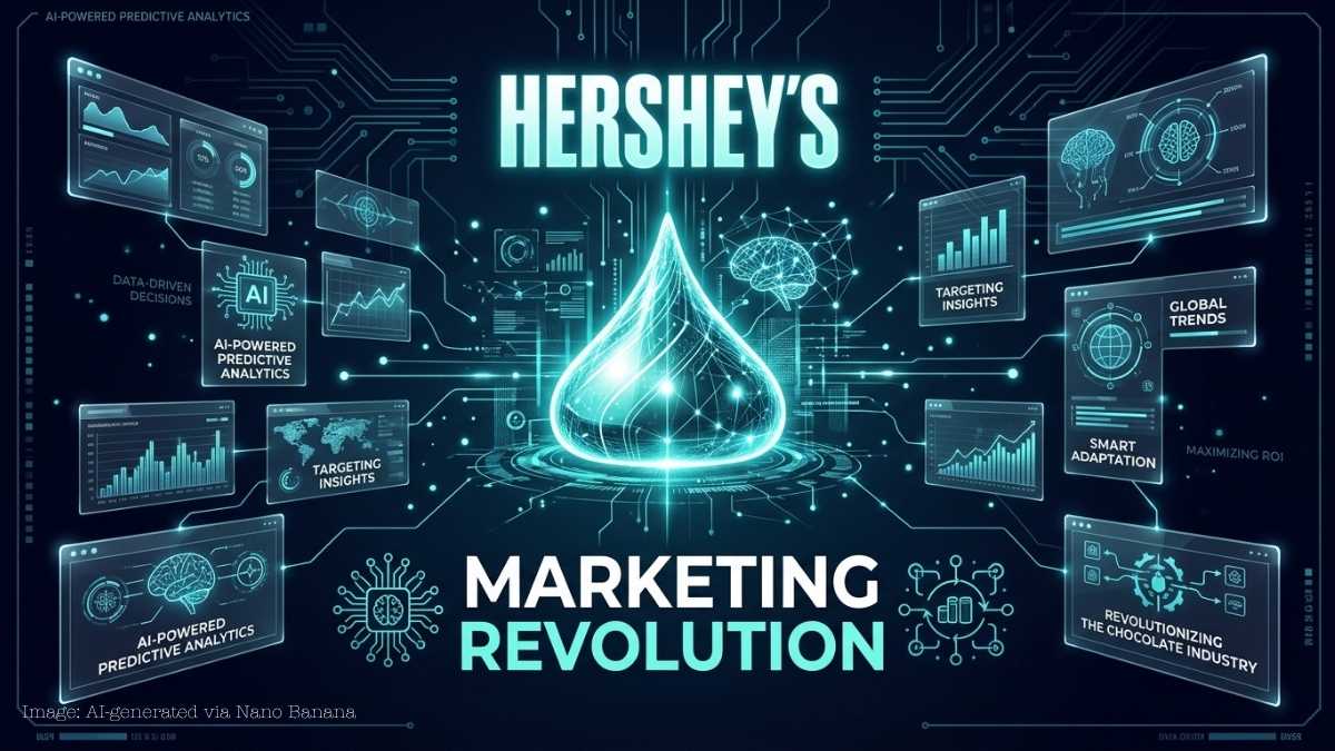 Hershey's AI Marketing illustration