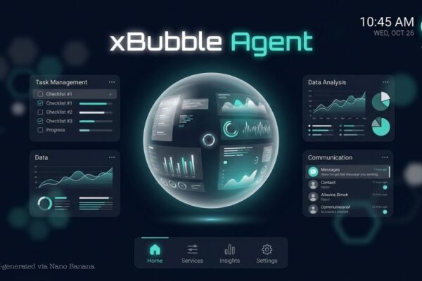 xbubble ai agent illustration