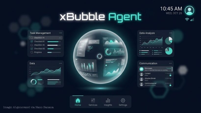 xbubble ai agent illustration